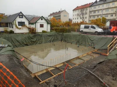Ferdig støpt bunnplate, tirsdag 3. november